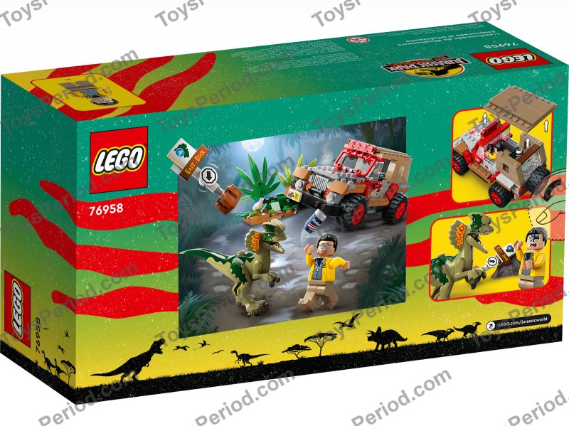 パーツ rgr LEGO 76958 Dilophosaurus Ambush Set Parts List