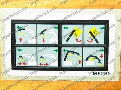 LEGO Sets with Part 8868stk01 Sticker Sheet for Set 8868 - (166285)