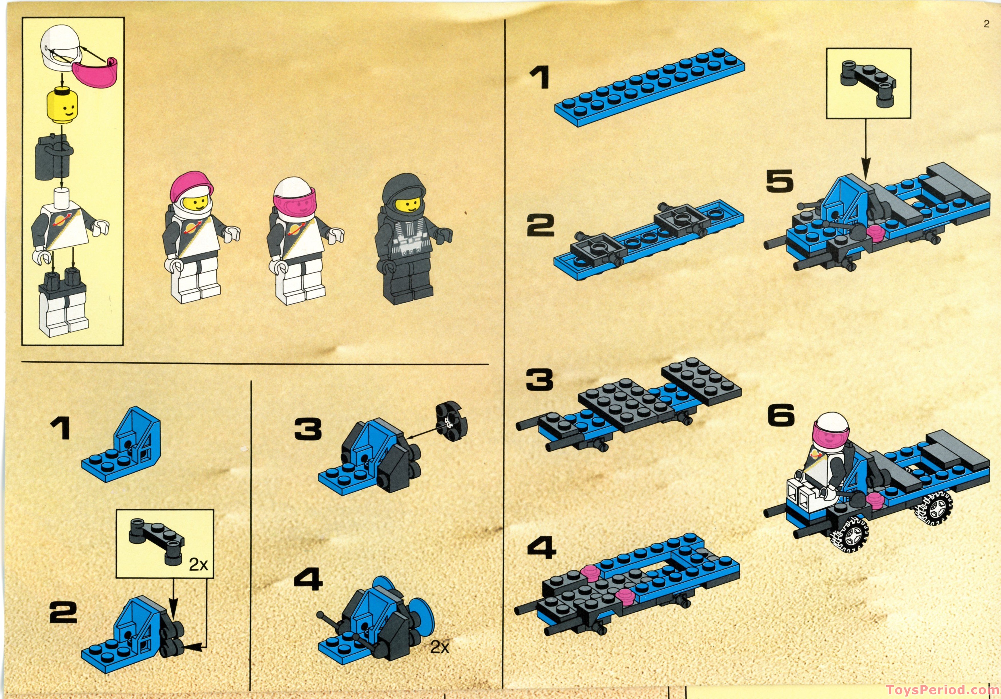 LEGO 6986 Mission Commander Instructions and Parts List