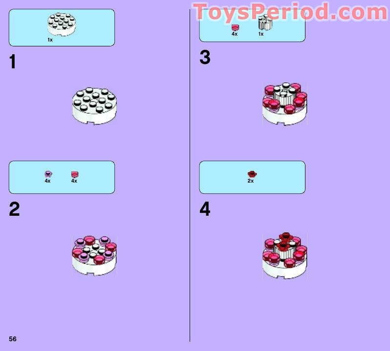 LEGO 41006 Downtown Bakery Instructions and Parts List