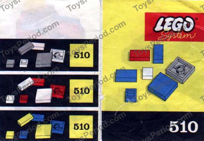LEGO 510-2 Tiles Instructions and Parts List