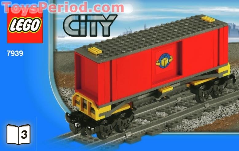 LEGO 7939 Cargo Train Set Parts Inventory and Instructions - LEGO ...