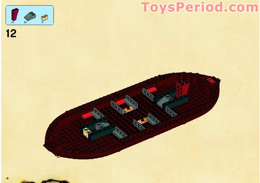 LEGO 6243 Brickbeard's Bounty Instructions and Parts List