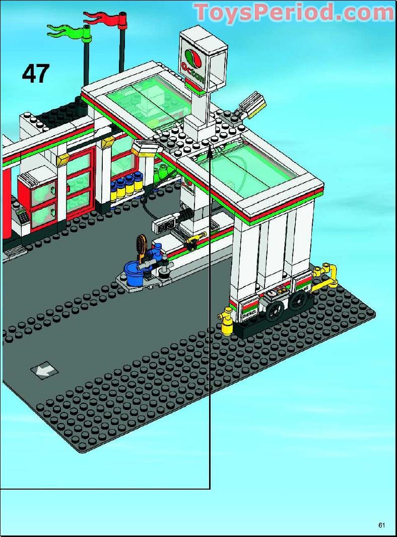 7993 LEGO 7993 Service Station Instructions and Parts List
