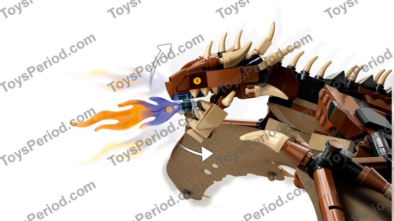 LEGO 76406 Hungarian Horntail Dragon Set Parts List
