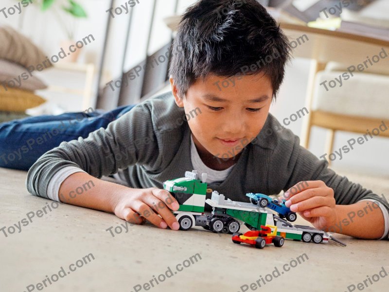 LEGO 31113 Race Car Transporter Set Parts List