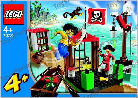 LEGO 7073 Pirate Dock Instructions and Parts List