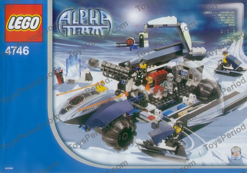 LEGO 4746 Mobile Command Center Instructions and Parts List