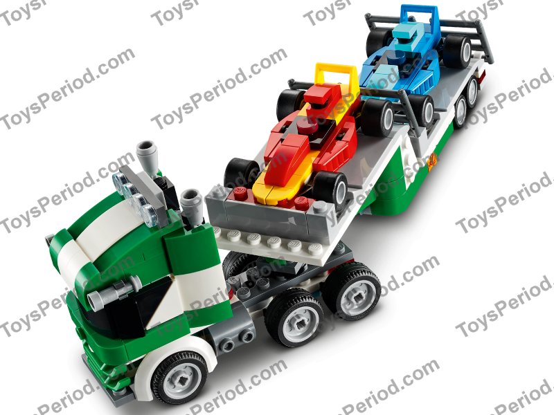 てるページ LEGO 31113 Race Car Transporter Set Parts List