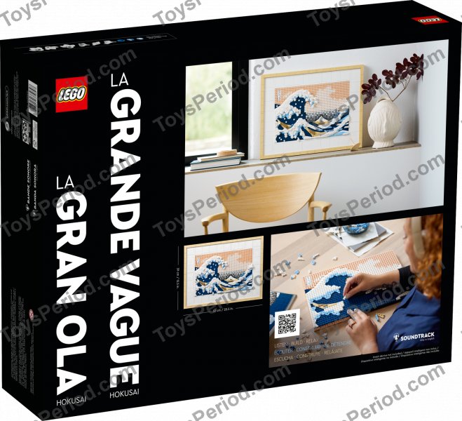 LEGO 31208 Hokusai - The Great Wave Set Parts List