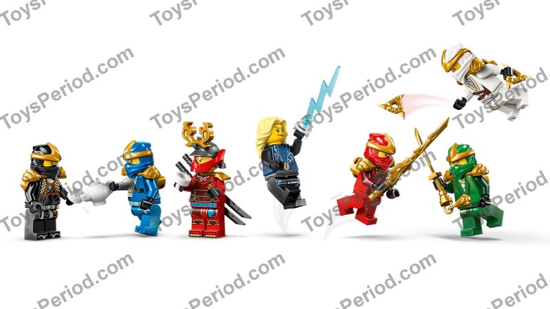 LEGO 71866 Ninja Character Display Set Parts List