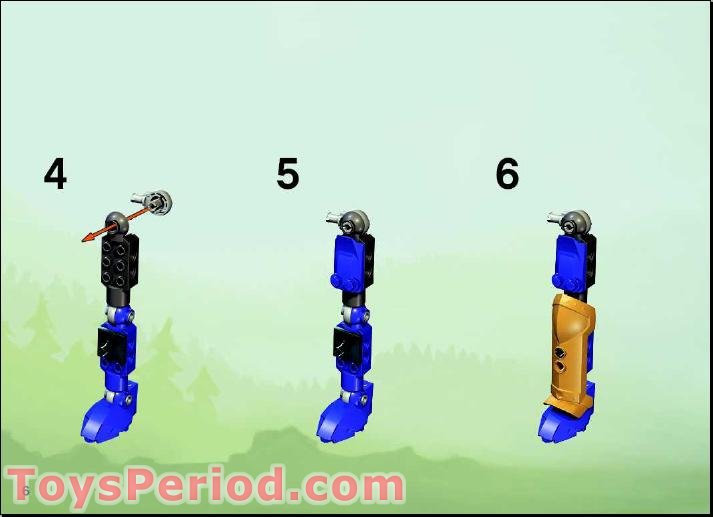 LEGO 8791 Sir Danju Instructions and Parts List