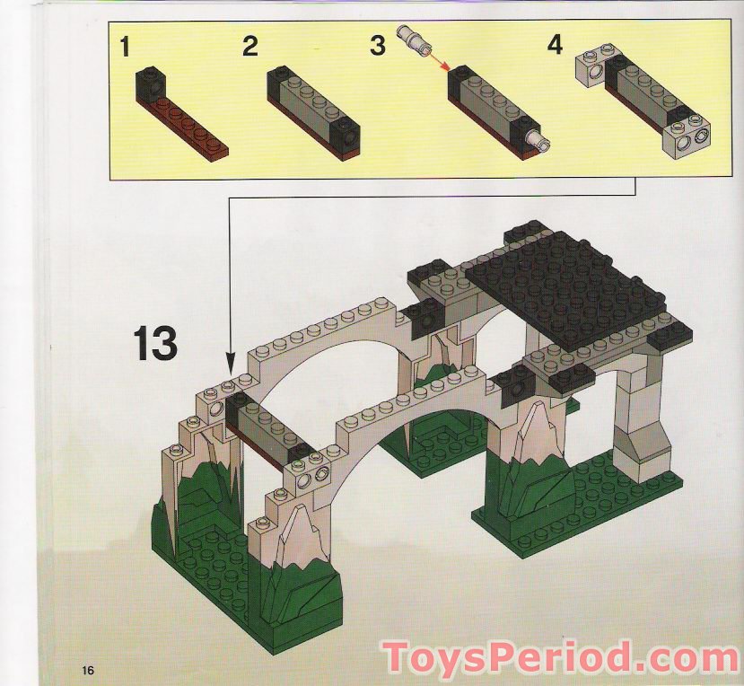 parte x1 LEGO KNIGHTS /'KINGDOM Set 8822 Nero 4 Prong Torcia//titolare FIAMMA pezzo
