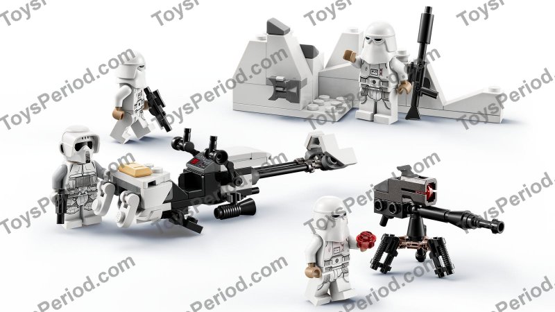 LEGO 75320 Snowtrooper Battle Pack Set Parts List