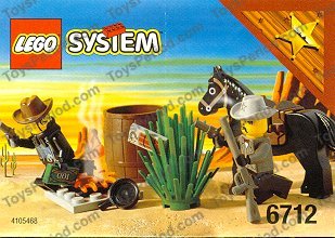 ウッディ LEGO 6712 Sheriff's Showdown Instructions and Parts List