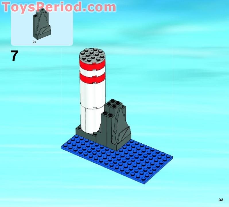 LEGO 60014 Coast Guard Patrol Instructions and Parts List