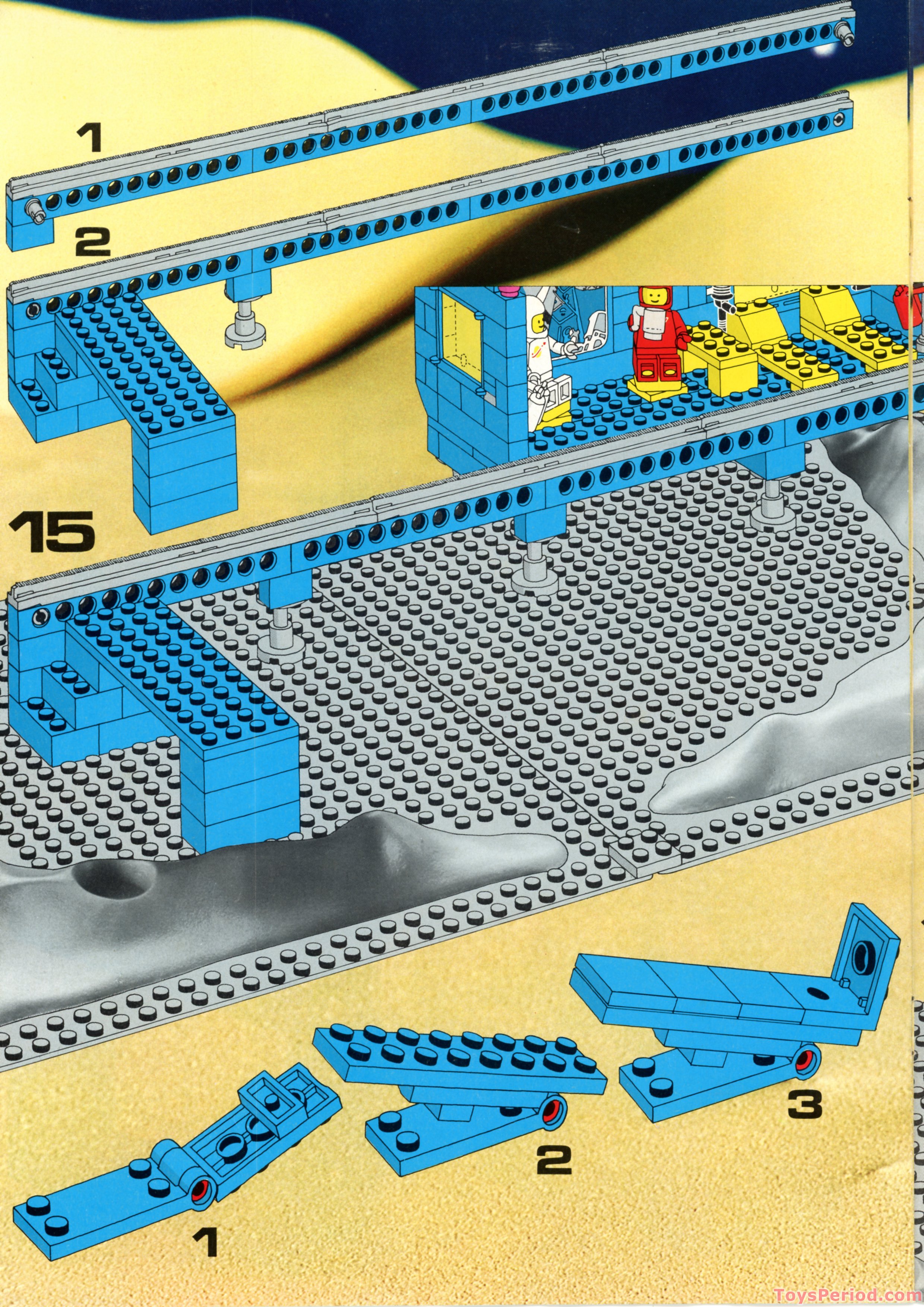 LEGO 6970 Beta-1 Command Base Instructions and Parts List