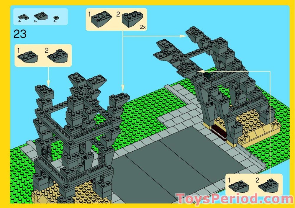 BUILDING INSTRUCTIONS FOR LEGO 10181 THE EIFFEL TOWER 1:300,