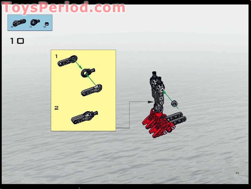 LEGO 8558 Cahdok and Gahdok Instructions and Parts List