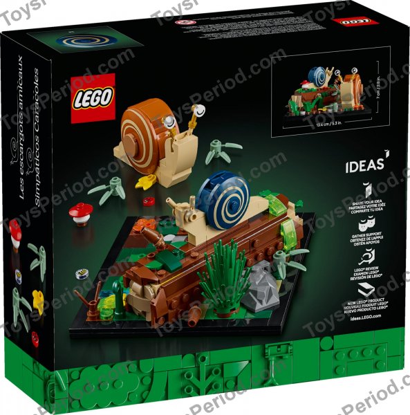LEGO 40788 Friendly Snails Set Parts List