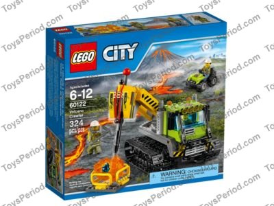 LEGO 60122 Volcano Crawler Set Parts List