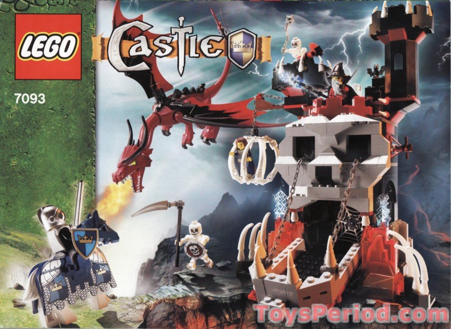 LEGO Parts Animal Body Part Black Dragon Castle Fantasy Era Choose Model