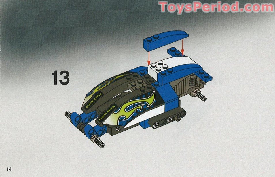 LEGO 8139 Night Blazer Instructions and Parts List