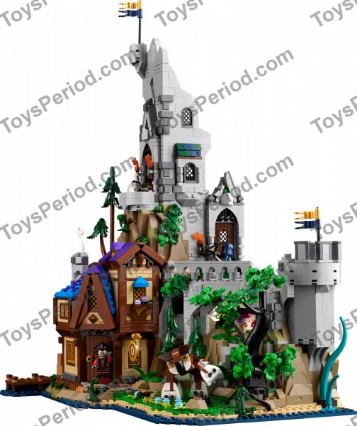 LEGO 21348 Dungeons & Dragons: Red Dragon's Tale Set Parts List