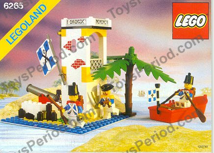 LEGO 6265 Sabre Island Set Parts 