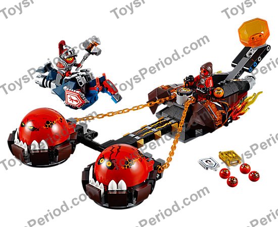LEGO 70314 Beast Master&rsquo;s Chaos Chariot Set Parts List