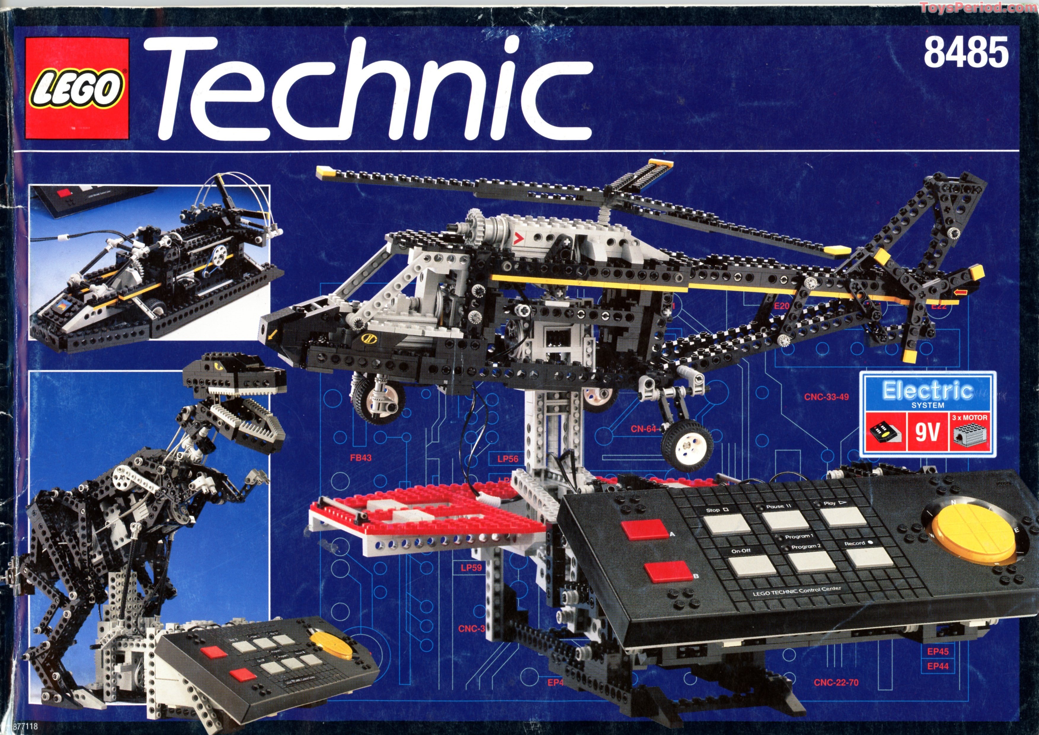 LEGO 8485 Control Center II Instructions and Parts List