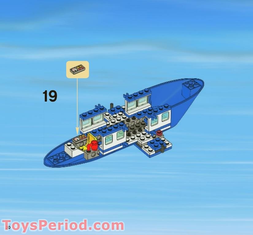 LEGO 3658 Police Helicopter Instructions and Parts List