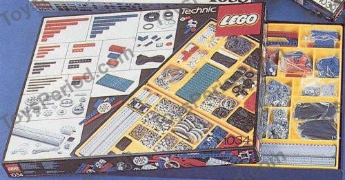 LEGO 1034 4.5v Technic Resource Set Parts List