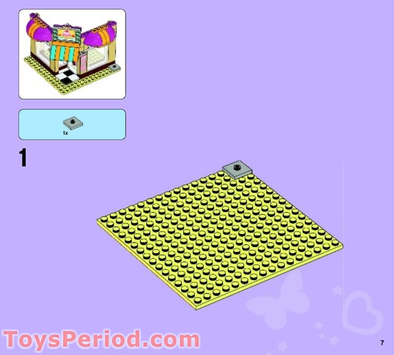 LEGO 41006 Downtown Bakery Instructions and Parts List
