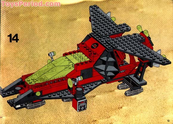 LEGO 6956 Stellar Recon Voyager Instructions and Parts List