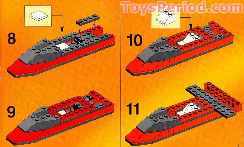 LEGO 6580 Land Jet 7 Instructions and Parts List