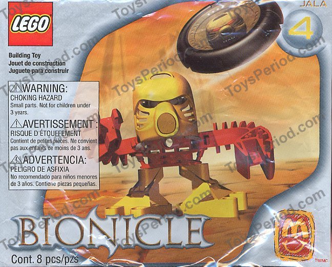 LEGO 1391 Jala - McDonald's Promo Set Number 4 Parts List