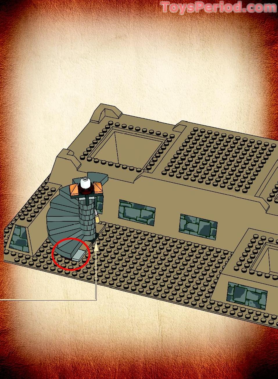 LEGO 7627 Temple of the Crystal Skull Instructions and Parts List