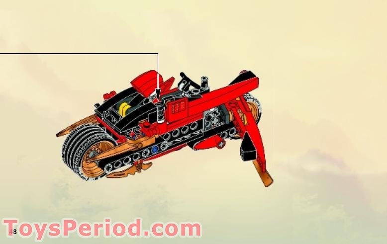 LEGO 9441 Kai's Blade Cycle Instructions and Parts List