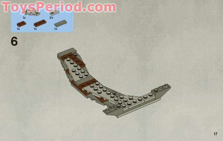 LEGO 7957 Sith Nightspeeder Instructions and Parts List