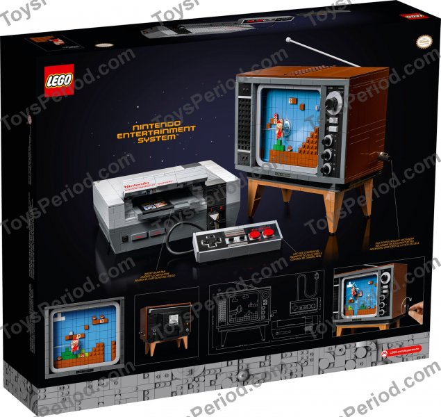 LEGO 71374 Nintendo Entertainment System Set Parts List