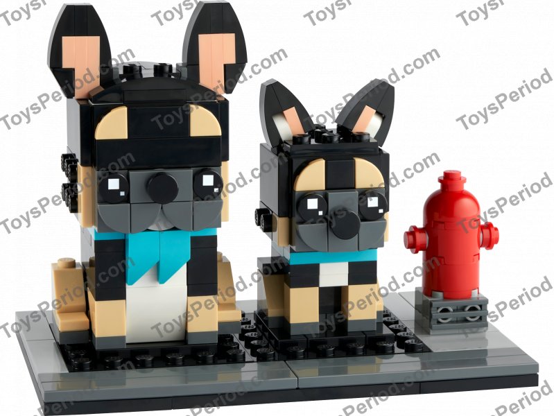 LEGO 40544 French Bulldog Set Parts Inventory and Instructions 