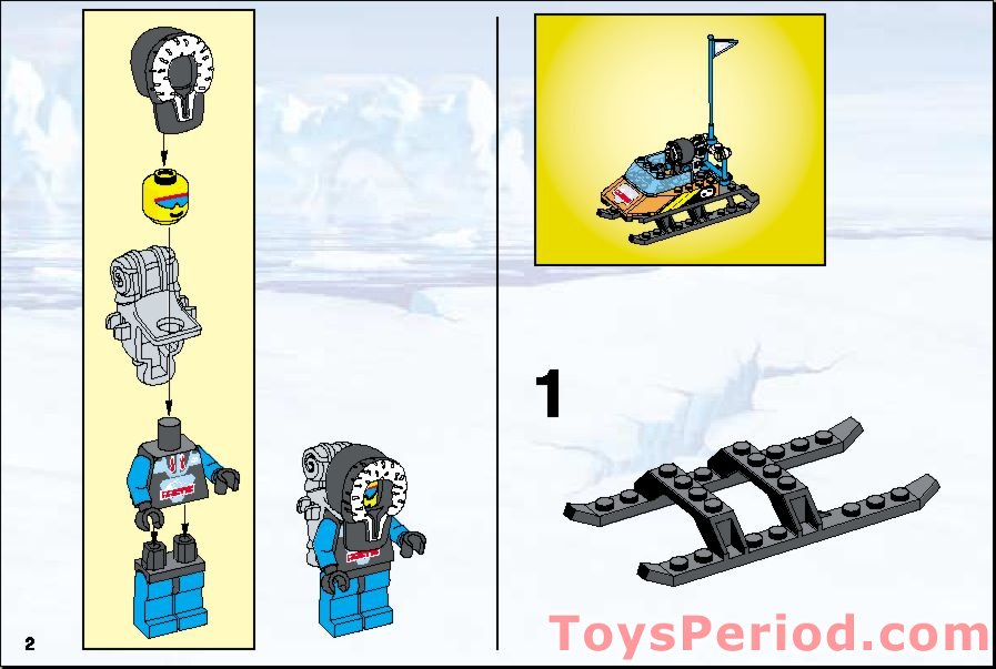 LEGO 6569 Polar Explorer Instructions and Parts List