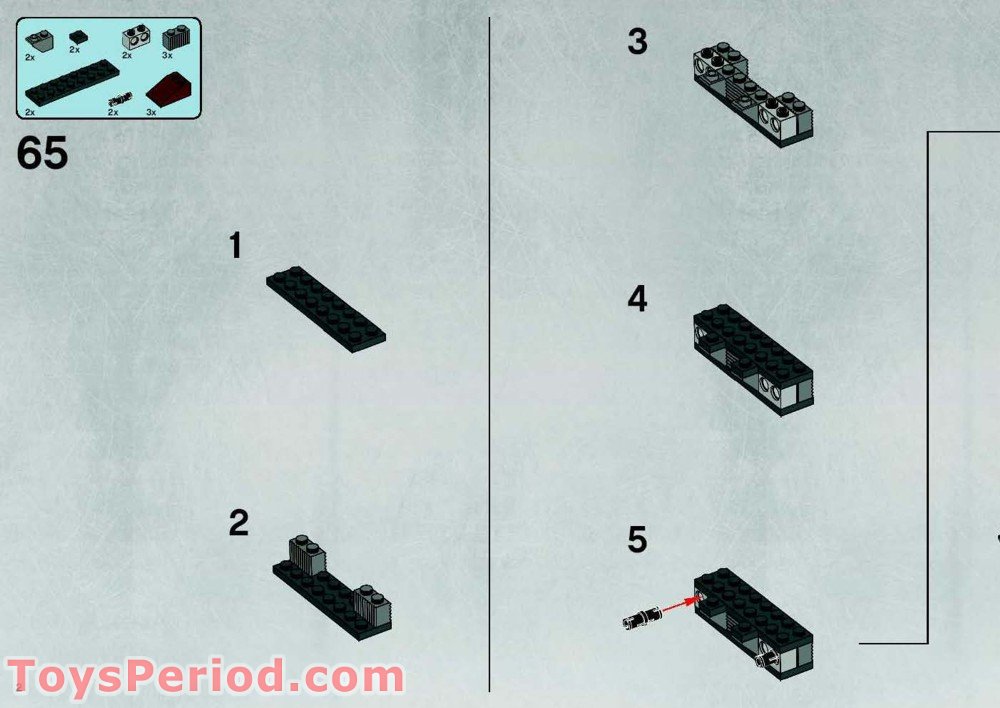 7662 LEGO 7662 Trade Federation MTT Instructions and Parts List