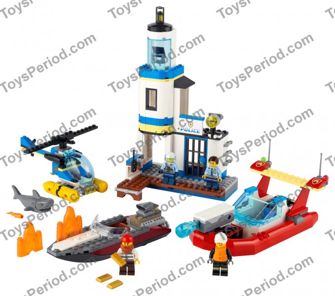REIページ LEGO 60308 Seaside Police and Fire Mission Set Parts List
