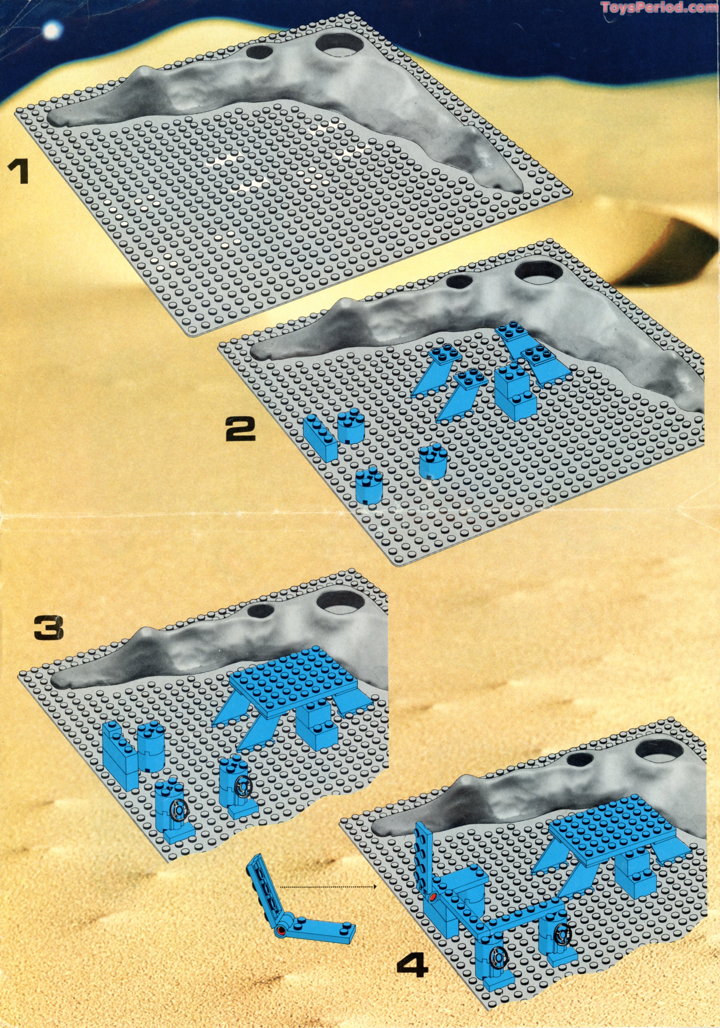 LEGO 920 Alpha-1 Rocket Base (Non-US Version of 483) Instructions