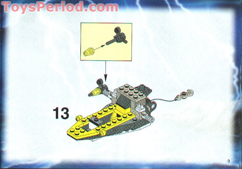 LEGO 6773 Alpha Team Helicopter Instructions and Parts List