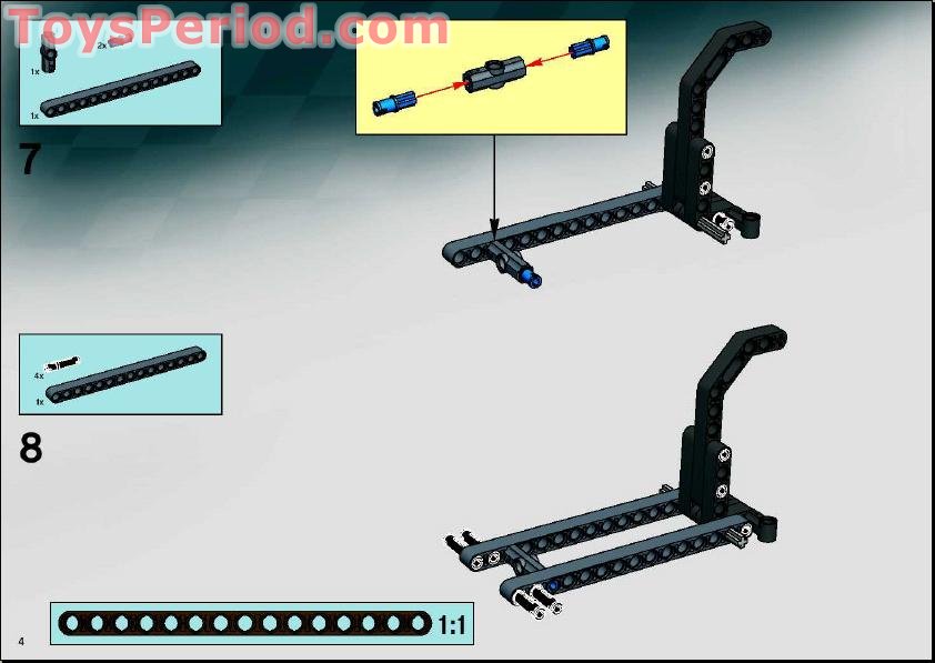 LEGO 8649 Nitro Menace Instructions and Parts List