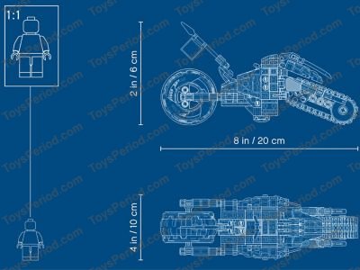 LEGO 70672 Cole's Dirt Bike Set Parts List