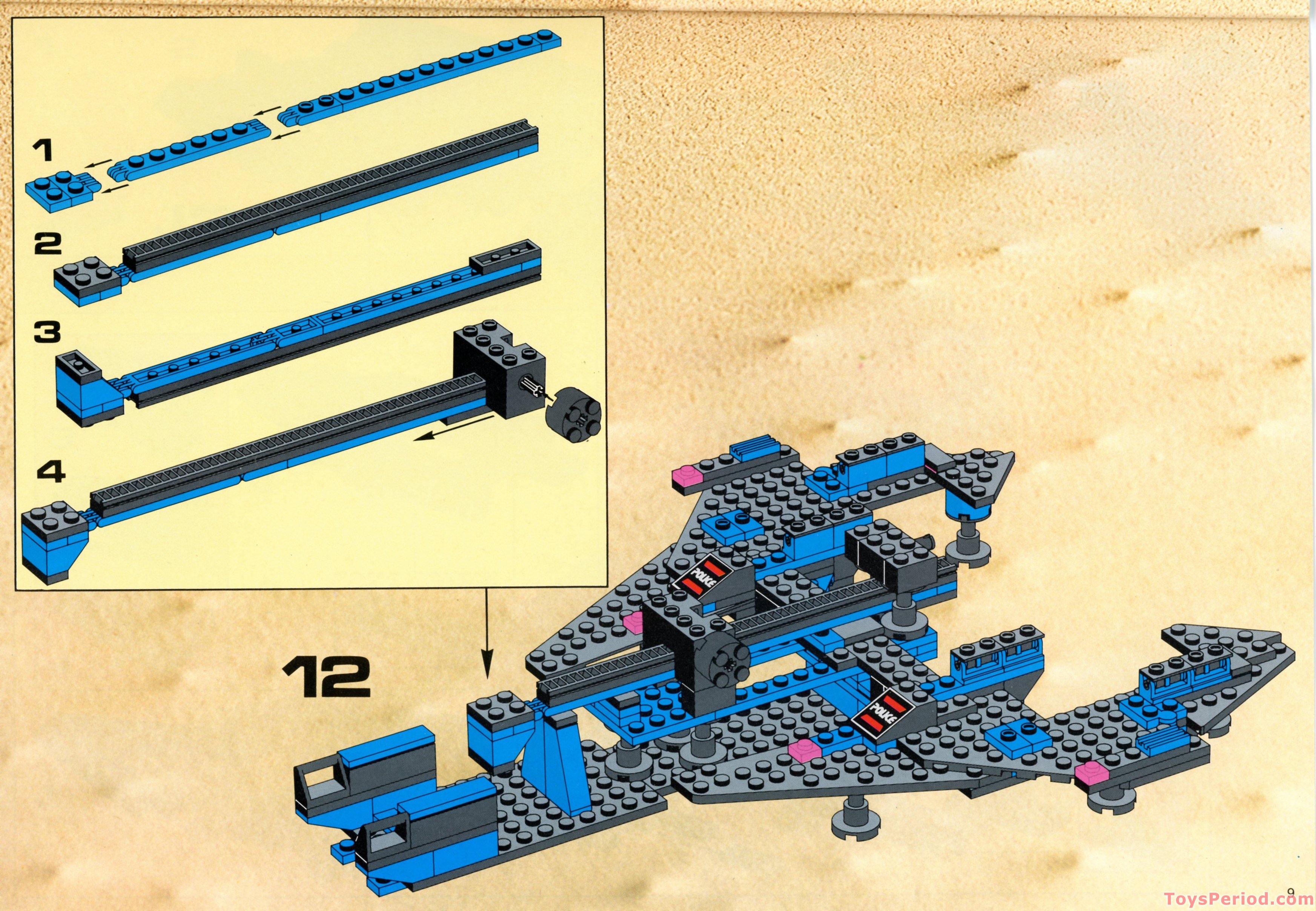 LEGO 6986 Mission Commander Instructions and Parts List